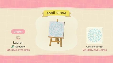 ac:nh❣️Lauren on Instagram: “Spell circles for all of your casting needs. 🖤 I also recently discovered you can place codes on the floor inside, so I had to add them to…” Spell Circle, Summoning Circle, Qr Codes Animal Crossing, Animal Crossing Characters, Bar Designs, Animal Crossing Villagers, Luxor Egypt, New Animal Crossing, Animal Crossing Game