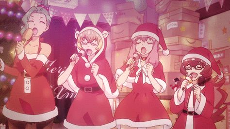 Christmas Party | Anime / Manga | Know Your Meme Sing Animation, New Year Anime, Pfp Gifs, Christmas Anime, Merry Christmas Gif, New Year Gif, Animated Banners, Anime Christmas, Banner Gif