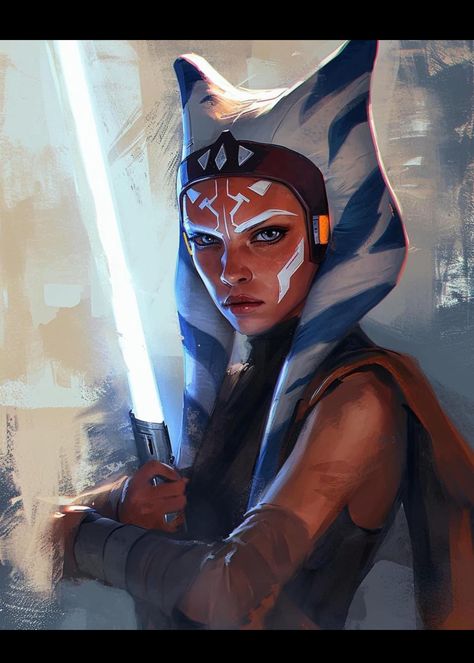 Starwars Fanart, Ashoka Tano, Star Wars Ahsoka, Star Wars Games, Star Wars Drawings, Star Wars Artwork, Ahsoka Tano, Star Wars Fan Art, Star Wars Images