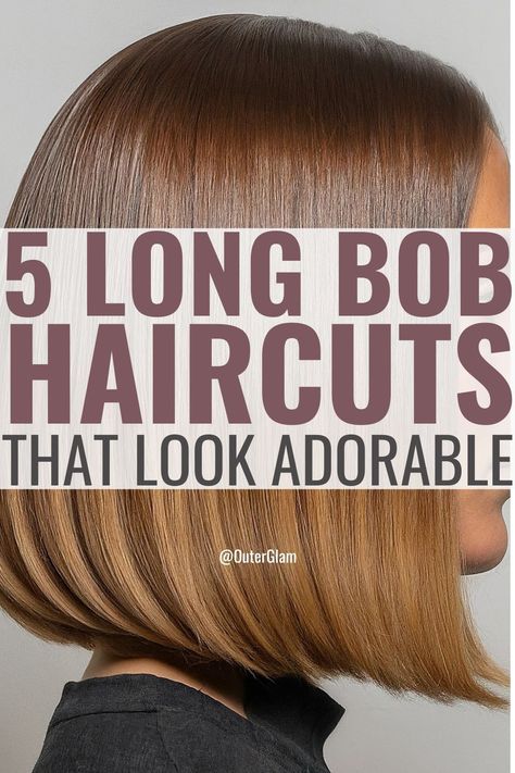 Whether you're contemplating a fresh look or simply seeking hair inspiration, navigating the world of long bob haircuts can be overwhelming. If you wish to find that perfect adorable long bob style that suits you best, this compilation is for you. Discover five stunning long bob haircuts that are sure to elevate your style game effortlessly. Long Curly Bob Black Women, Bob Haircut No Layers, Bob Longer In Front Shorter In Back, Inverted Long Bob With Layers, Long Bob No Bangs, Long Bob Haircuts For Thick Hair Shoulder Length Medium Layered, Long A Line Bob With Bangs, Beveled Haircut, Long Bob Hairstyles Curly Hair