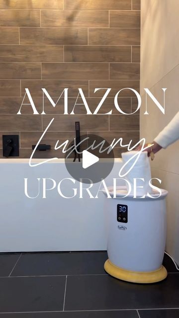 Sarah Lindner on Instagram: "To shop: comment the word “Bathroom Upgrades” for an automatic dm with the links! 🛁✨ 5 easy ways to make your bathroom feel luxurious!   🔗 link on my stories & link in bio 🖤" Cool Apartment Gadgets, Amazon Home Gadgets, Mid Century Modern Farmhouse, Bathroom Hacks, Bathroom Gadgets, Amazon Home Decor, Gadgets And Gizmos, Home Tech, Organization Solutions