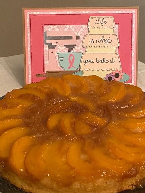 Easy Peach Upside Down Cake With Box Cake, Peach Upside Down Cake With Box Cake, Peach Upside Down Cake, Moist Yellow Cakes, Store Bought Cake, Peach Cake, Canned Peaches, Box Cake Mix, Yellow Cake