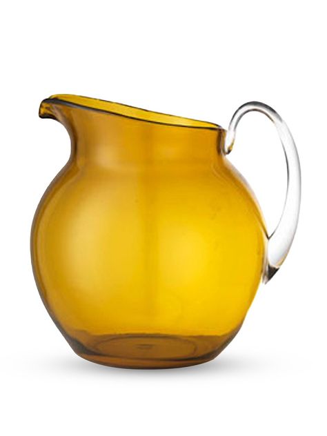 From the Palla Collection. Crafted of high-quality acrylic, this pitcher features a rounded silhouette and a smooth glossy finish. Acrylic Hand wash Imported SIZING Height, 8.25" Capacity, 100 oz. Gifts - Serveware > Mario Luca Guisti > Saks Fifth Avenue > Barneys. MARIO LUCA GUISTI. Color: Amber. | MARIO LUCA GUISTI Palla Transparente Pitcher Acrylic Glassware, Mario Luca Giusti, Drink Pitcher, Color Games, Gifts For My Wife, Outdoor Parties, Crystal Collection, Outdoor Entertaining, Mixed Drinks