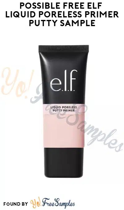 Possible FREE Elf Liquid Poreless Primer Putty Sample (Social Media Required) https://yofreesamples.com/beauty-stuff/possible-free-elf-liquid-poreless-primer-putty-sample-social-media-required/ Poreless Primer, Beauty Stuff, Free Stuff, Free Sample, Free Samples, Elf, Social Media, Media, Beauty