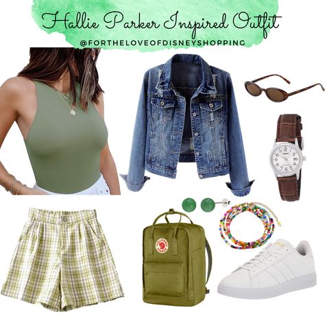 Hallie Parker from Parent Trap inspired disney bound outfit Hallie Parent Trap Outfit, Parent Trap Inspired Outfits, Halle Parker Parent Trap Outfits, Parent Trap Chessie Outfit, Chessy Parent Trap Inspired Outfits, Hallie Parker Aesthetic, Hallie Parker Outfits Parent Trap, Hallie The Parent Trap, Chessy Parent Trap Fashion