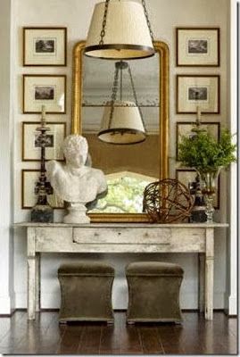 The Polohouse: Is your home a true reflection of YOU? Ingangs Decor, Vstupná Hala, Real Estat, Foyer Decorating, Hus Inspiration, French Interior, Entry Table, Cool Ideas, Entry Foyer