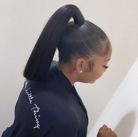 Natural Hair Ponytail Styles, Nonbinary Hair, Prom Styles, Natural Hair Ponytail, Natural Hair Bun Styles, High Pony, Weave Ponytail Hairstyles, Sleek Ponytail Hairstyles, Weave Ponytail