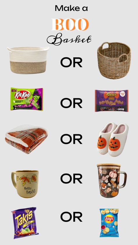 Make a BOO basket! 🍁 #vibes #fall #viral #fyp #gilmoregirls #boobasket #preppy Make A Boo Basket, Bae Baskets, Adult Boo Basket, Boo Basket Ideas For Best Friend, Boo Basket Ideas, Halloween Sleepover, Boo Baskets, Halloween Gift Baskets, Halloween Basket