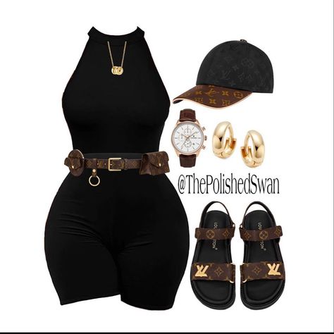 Lifestyle Club Outfit, High Split Skirt Outfit, Los Angeles Dinner Outfit, Mother’s Day Outfit Black Women, 1st Date Outfit Casual, Black Women Summer Outfits, Shein Inspired Outfits, Spring Outfits Black Women, Grown Women Outfits