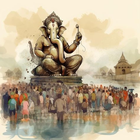 Ganpati Background, Ganesh Chaturthi, Graphic Resources