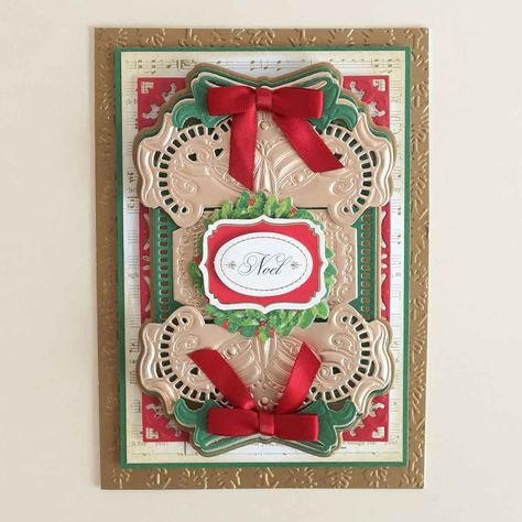 Christmas Cards Envelopes, Chrismas Cards, Anna Griffin Christmas Cards, Anna Griffin Inc, Anna Griffin Christmas, Wreath Cards, Holiday Cards Handmade, Die Cut Card, Christmas Sentiments