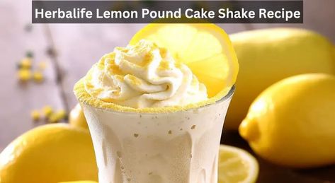 Cake Shake Recipe, Herbal Life Shakes, Cake Shake, Herbalife Shakes, Vegetarian Cookies, Herbalife Shake Recipes, Loaded Teas, Sugar Free Pudding, Protein Mix