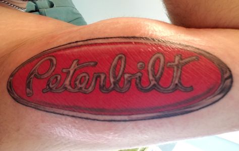 My Peterbilt tattoo Peterbilt Tattoo Ideas, Peterbilt Tattoo, Memorial Tattoo Grandpa, Trucker Tattoo, Truck Tattoo, Dad Tattoo, Bagger Motorcycle, Remembrance Tattoos, Cross Wallpaper