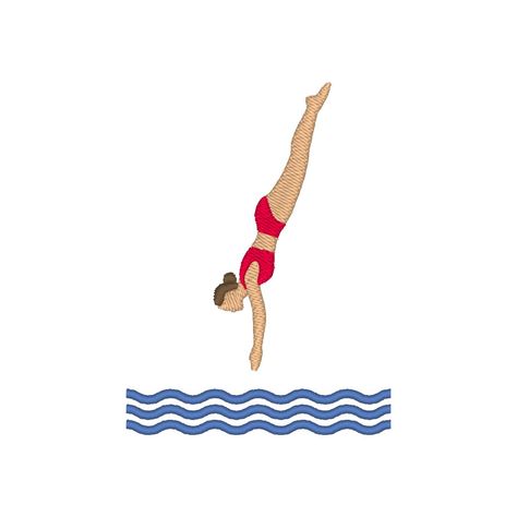 Girl Jumping In Pool Embroidery Design, Girl Swimmer Embroidery Design, Summer Embroidery Design, Swimmer Embroidery Design Swimmer Embroidery, Swimming Embroidery, Retro Miami, Professional Swimmers, Summer Embroidery, Design Girl, Sewing Ideas, Embroidery Machine, Kids House