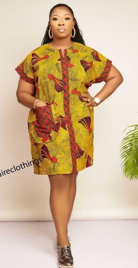 Ladies Straight Dress, Simple Dress Styles, Ankara Short Gown Styles, African Fabric Dress, Long African Dresses, African Print Dress Ankara, African Dresses For Kids, Short African Dresses, Best African Dresses