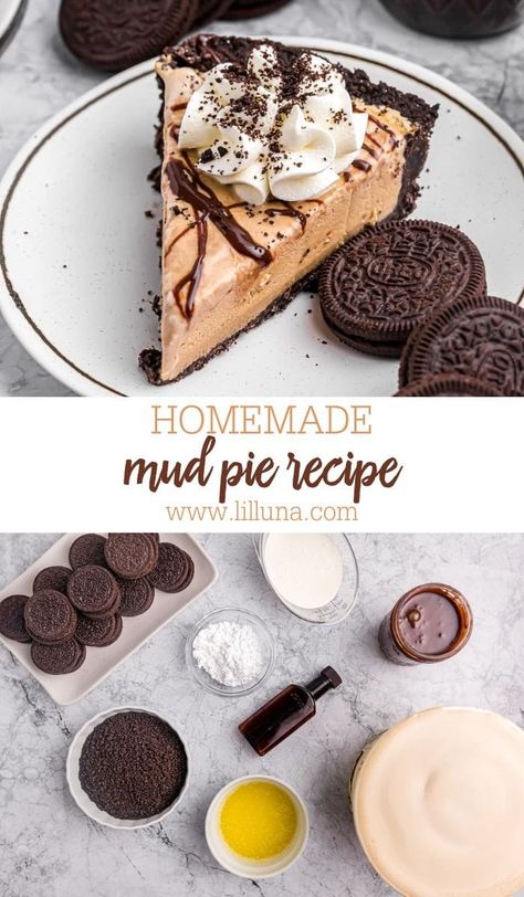 This mud pie only takes minutes to make, but it is simply divine. It's a cool and creamy easy summer dessert! #mudpie #mudepierecipe #mississippimudpie #icecreampie #dessert Mud Pie Recipe, Mississippi Mud Pie, Easy Summer Dessert, Homemade Hot Fudge, Chocolate Crust, Homemade Cheesecake, Frozen Chocolate, Easy Summer Desserts, Fudge Sauce