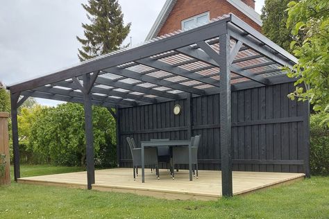 Enkel överbyggnad av trädäck | gds.se Pergola