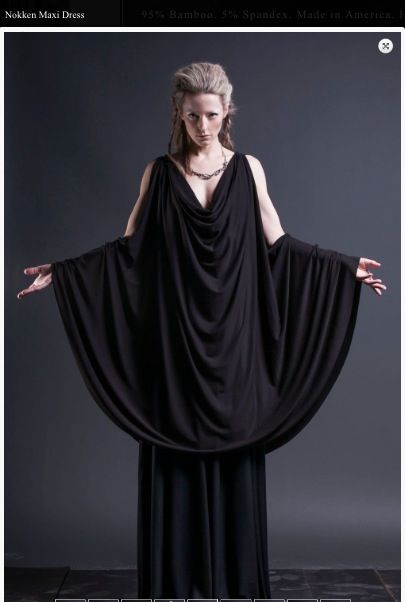 Nokken Maxi Dress by Sisters of the Black Moon... Only $290... If I only had the money... Greek Aesthetic, Parisienne Chic, Fantasy Costumes, Geek Chic, Fantasy Clothing, Fantasy Fashion, Coven, Dark Fashion, Costume Design