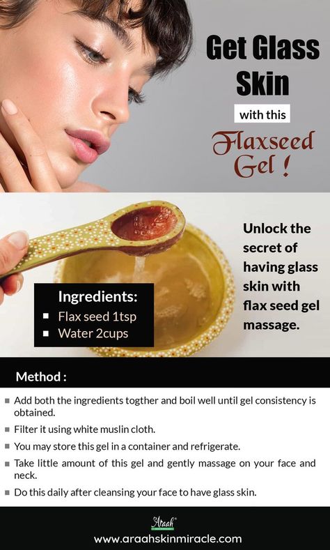 Gel for Face Flex Seed, Castor Oil For Skin, Flaxseed Gel, Skin Care Routine Order, Flax Seed Recipes, Hair Care Brands, Perfect Skin Care Routine, Body Butters, Beauty Goals