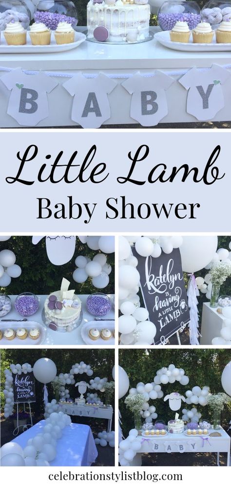 Lamb Baby Shower Ideas, Lamb Baby Shower Theme, Sheep Party, Baby Lamb Baby Shower, Sugar Cookie Cakes, Baby Shower Party Ideas, Shower Party Ideas, Baby Lamb, Diy Birthday Party