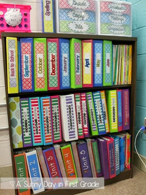 Weekend Warriors: File Organization! Teacher Storage Organization, Spring Classroom Door Decorations, Door Decor Classroom, Spring Classroom Door, Desk Organization Ideas, Teacher Storage, Teacher Desk Organization, Classroom Door Decorations, Preschool Organization