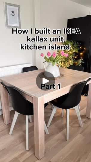 5.1K reactions · 188 shares | PART 2 NOW ON MY GRID IKEA KALLAX KITCHEN ISLAND…. I have now added the panelling to the island and will be painting it this weekend and the mdf table top will be wrapped next weekend. We’ve been sitting at it this week and I can hand on heart say I love it 😂😆 even unfinished. What’s your thoughts on it so far??? Have a fab Friday, Jill xxxx #neutrals #neutraldecor #myhomevibe #homesofinstagram #myhomedesign #instahome #homeaccount #homedecor #interior #homeinspo #ukhomeinspo #interiordesign #myinspiringinterior #interiors #decor #homeinterior #housetohome #homedesign #homestyle #sorealhomes #homeinteriors #homeinspiration #homesofinsta #mrshinchhome #ikea #ikeahacks #kitchenisland #diy | Jill DIY | interiors | home styling | hacks | Cameron James · Ikea Kallax Kitchen, Kallax Kitchen Island, Kallax Kitchen, Cameron James, Hand On Heart, Ikea Kallax Unit, Styling Hacks, Mdf Table, Ikea Kallax