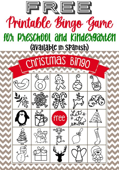 Printable Christmas Bingo Game – in English and Spanish Christmas Bingo Printable, Holiday Bingo, Christmas Party Games For Kids, Christmas Bingo Game, Christmas Party Planning, Christmas Bingo Cards, Christmas Board Games, Xmas Games, Fun Christmas Party Games