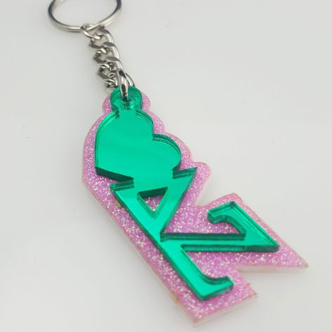 Sorority Keychain, Mirror Keychain, Delta Chi, Wooden Paddle, Delta Zeta, Delta Gamma, Acrylic Keychain, Bid Day, Phoenix Az