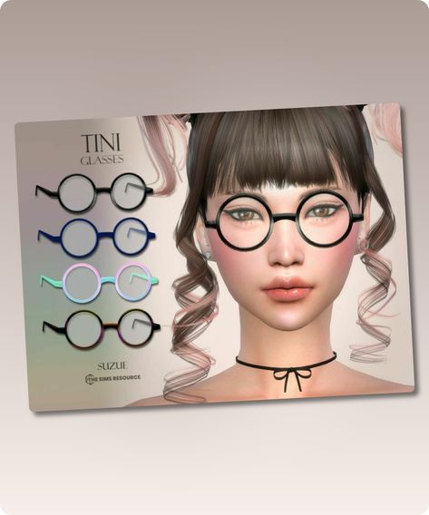 Sims 4 Tini Glasses New Mesh (Suzue) 10 Swatches For Female and Male HQ Compatible Filesize: 259 KB Recoloring Allowed: Yes – Do not include mesh Polycount LOD 0 (highest): 1216 Polycount LOD 1: 1006 Polycount LOD 2: 726 Polycount LOD 3 (lowest): 517 Author: Suzue #sims #accessories #glasses #gaming #hq_mod #sims4 Sims Accessories, Mod Jacket, Sims 4 Cc Download, Model Nails, Tools And Toys, Best Sims, Heart Hoop Earrings, Hair Food, Family Fashion