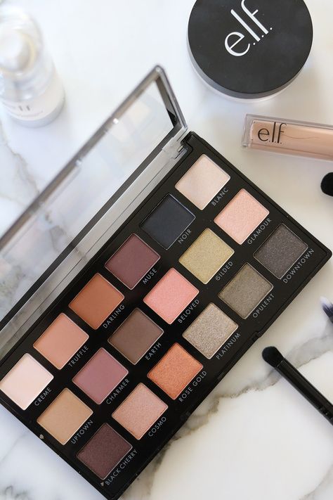 ELF New Classics Eyeshadow Review I DeaminLace.com Elf Skincare, Best Eyeshadow For Brown Eyes, Kylie Cosmetics Eyeshadow, Elf Eyeshadow Palette, Jaclyn Hill Eyeshadow Palette, Elf Eyeshadow, Mom Aesthetic, Eyeshadow Tips, Expensive Makeup