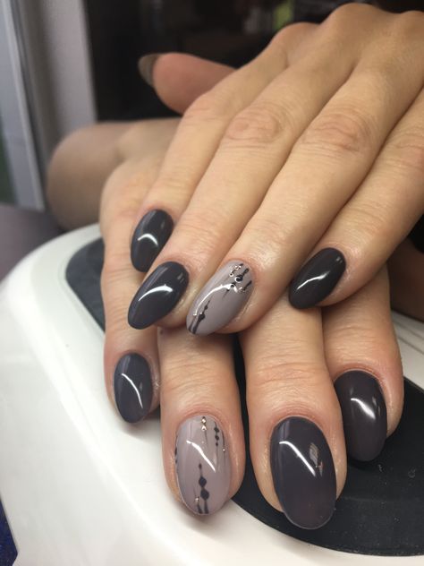 Charcoal Grey Nails Design, Blush Nails Acrylic, Nail Ideas Neutral, January Nail Ideas, Beautiful Nails Design, Bio Gel Nails, Sns Nails Designs, Acrylic Nail Designs Classy, Harry Potter Nail Art