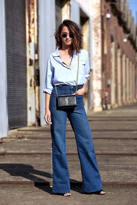 wide leg jeans How To Wear Wide Leg Jeans, Wide Leg Jeans Outfit, Jeans Trend, Looks Jeans, Look Jean, Style Casual Chic, Australia Fashion, Moda Jeans, Outfit Jeans