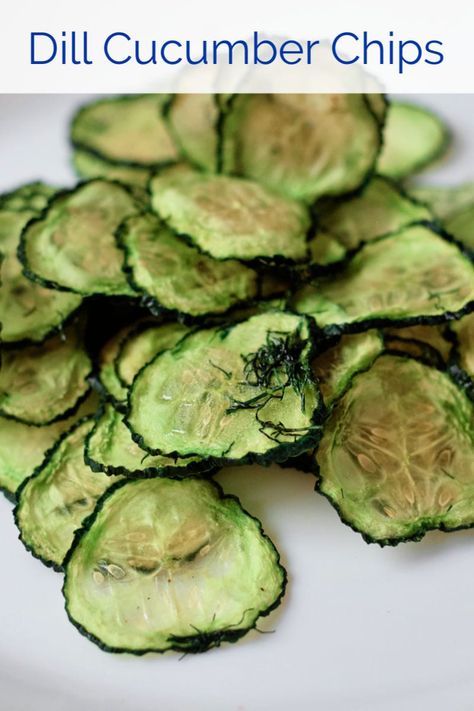 Dill Cucumber Chips, Dehydrated Pickles Chips, Dehydrating Cucumbers Cucumber Chips, Dehydrated Cucumber Recipes, Dehydrated Cucumber Chips Recipes, Dehydrated Cucumber Chips, Dehydrated Dill, Air Fryer Cucumber, Dehydrated Recipes