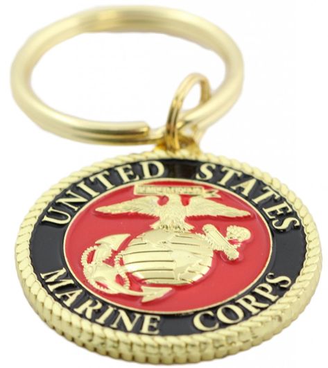 PRICES MAY VARY. Slip On closure Hand painted enamel Detailed official Marine Corps logo 1 1/2" in diameter Key Ring Included Perfect Stocking Stuffer Show your pride in your service to this magnificent country and to your fellow countrymen with this beautiful hand painted enamel US Marine Corps Logo Keychain. The keychain is designed distinctively with the official insignia of the United States Marine Corps, with "Semper Fidelis" emblazoned boldly across the back. A perfect gift for that specia Marine Corps Logo, Marine Christmas, Needlepoint Key Fob, Marine Corps Gift, Boot Camp Graduation, Magic Wallet, Military Gift, Veterans Day Gifts, Marine Mom