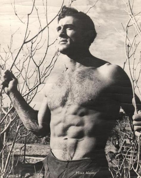 Mike Henry as Tarzan Mike Henry Tarzan, Tarzan Actors, Mike Henry, Tarzan Movie, Shirtless Actors, Handsome Older Men, Vintage Portraits, Hot Actors, Tarzan