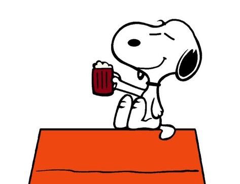 Snoopy And Woodstock Tattoo, Beer Drawing, Beer Cartoon, Snoopy Tattoo, Trippy Cartoon, Movies Art, Snoopy Birthday, Planner Aesthetic, Snoopy Shirt