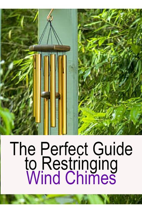 The Perfect Guide to Restringing Wind Chimes Homemade Windmill, Windchimes Diy, Wind Chimes Sound, Large Wind Chimes, Make Wind Chimes, Wind Chimes Homemade, Bamboo Wind Chimes, Wind Chimes Craft, Diy Wind Chimes