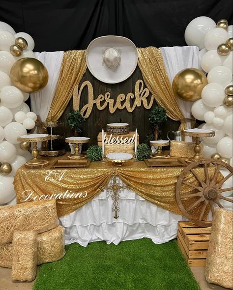 Charro 3rd Birthday Party, Western Bautizo, Mariachi Party Theme, Charro Theme Bautizo, Charro Bautizo Decorations, Quince Charro Decorations, Charro Decorations For 15, Mariachi Theme Party, Charro Quinceanera Decorations