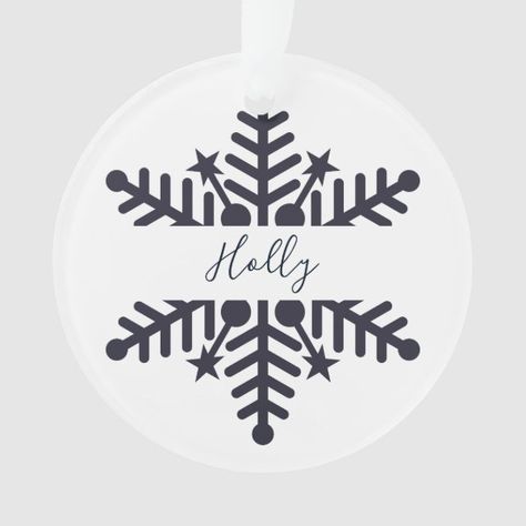 3 Inch Acrylic Ornament, Flat Acrylic Ornaments Diy, Snowflake Christmas Ornaments, Nordic Snowflake, Scandinavian Design Style, Rustic Holiday Decor, Acrylic Ornaments, Minimalist Christmas Tree, Cricut Christmas