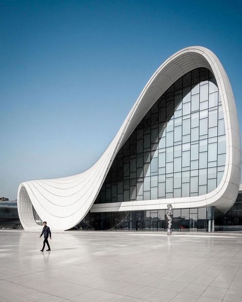 Heydar Aliyev Center, Zaha Hadid Design, Space Frame, Baku Azerbaijan, Zaha Hadid Architects, Urban Fabric, Concrete Structure, Zaha Hadid, Project Manager