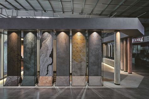 Granite Showroom, Marble Showroom, Surface Studio, Factory Interior, Ceramic Store, Showroom Interior Design, Tile Showroom, Showroom Design, Shop Interior Design