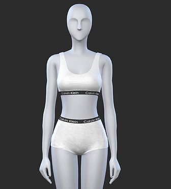 Sims 4 Calvin Klein, Calvin Klein Swimwear, Sims Mods, Sims 4, Calvin Klein, Two Piece Skirt Set, Knitwear, Girl Outfits, Street Wear