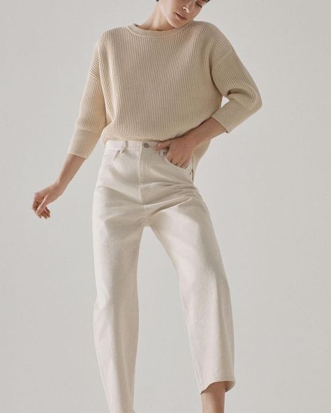 // Minimal Stil, Chic Minimalist Style, Minimalist Moda, Fashion Minimalist, Looks Street Style, Minimalist Wardrobe, Minimal Chic, Ribbed Knit Sweater, 가을 패션