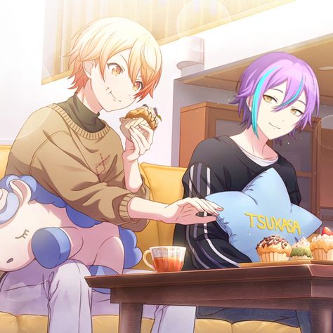 requested by @starzkasa !! Rui And Tsukasa Card, Rui Card Edit, Ruikasa Fanart Cute, Rui X Tsukasa Fanart Kiss, Ruikasa Fanart Kiss, Rui And Tsukasa, Card Edit, Colorful Stage, I Have No Friends