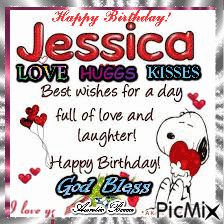 Happy Birthday Mom Cards, Happy Birthday Jessica, Special Happy Birthday Wishes, Happy Birthday Amanda, Cornflake Cookies, Christmas Image, Birthday Posters, Cute Good Morning Images, Happy Birthday Posters