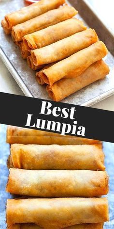 Easy Lumpia Recipe, Philapino Recipes, Filipino Spring Rolls, Lumpia Filipino, Phillipino Food, Pancit Recipe, Lumpia Recipe, Easy Filipino Recipes, Spring Rolls Recipe