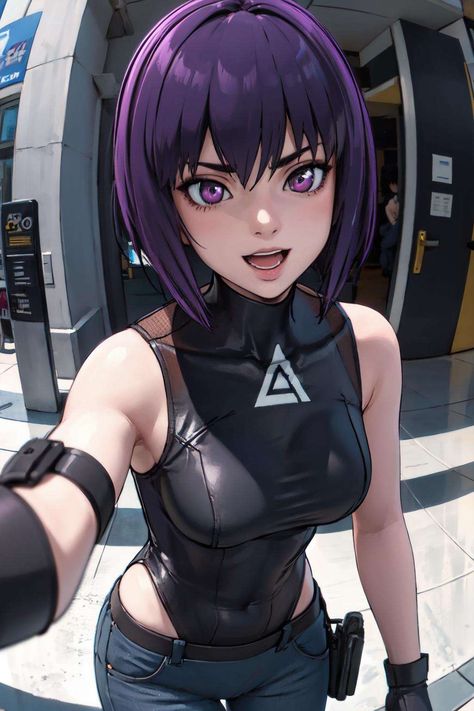 Motoko Codm, Motoko Kusanagi Wallpaper, Kusanagi Motoko, Codm Wallpapers, Female Comic Characters, Princesa Zelda, Motoko Kusanagi, Military Girl, Ghost In The Shell