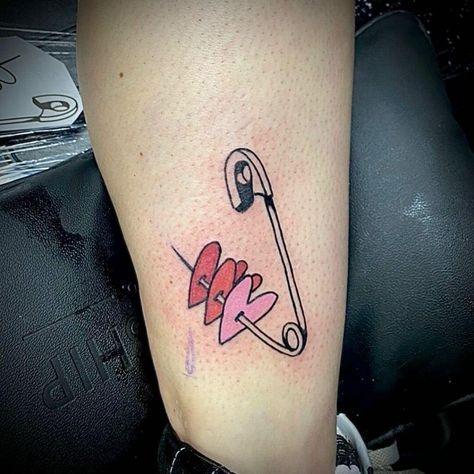 Butterfly, Safety Pin, Tattoo Safety Pin Tattoo, Pin Tattoo, On Tattoo, C Tattoo, Tattoos For Black Skin, Fairy Tattoo, Tattoo Meaning, Mom Tattoos, Symbolic Tattoos