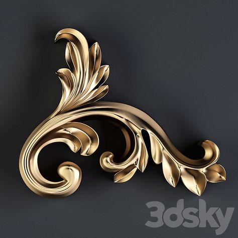 Deco Baroque, Filigree Tattoo, Baroque Decor, Baroque Ornament, Decorative Plaster, Baroque Pattern, Wood Carving Designs, Floral Ornament, Carving Designs