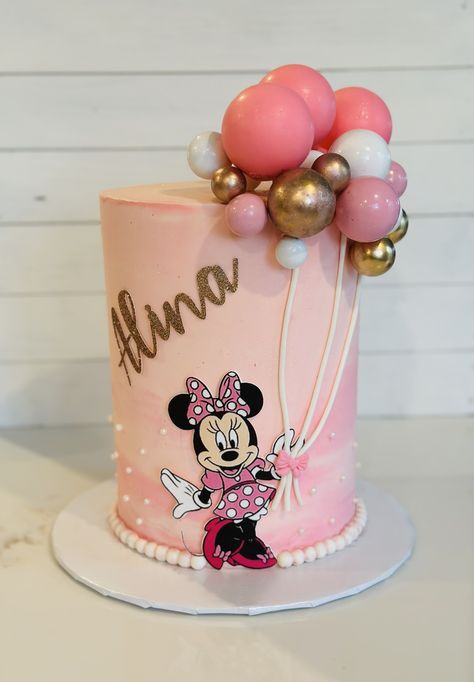 Minnie Mouse Cake Minnie Mouse Baby Shower Cake, Minnie Mouse Birthday Theme, Disney Cake, Minnie Mouse Birthday Cakes, Bolo Minnie, Daisy Cakes, Minnie Mouse Baby Shower, Cake Frosting Recipe, Eagle Wallpaper